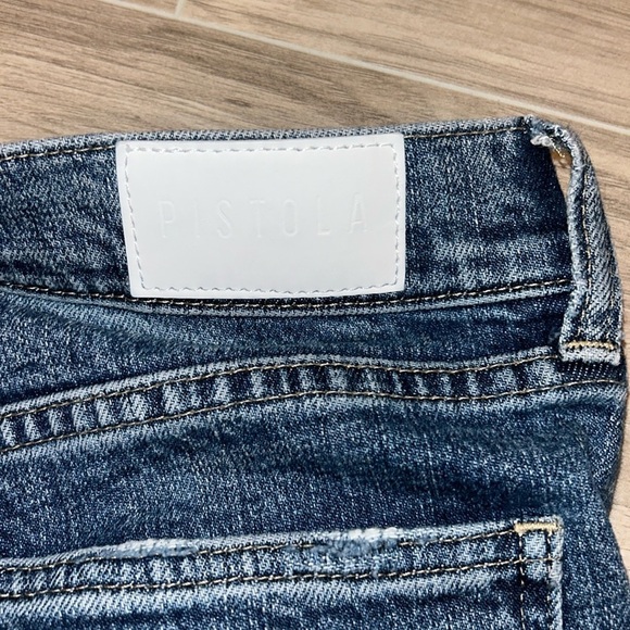 Pistola jeans distressed high rise jeans size 27 - Picture 10 of 11